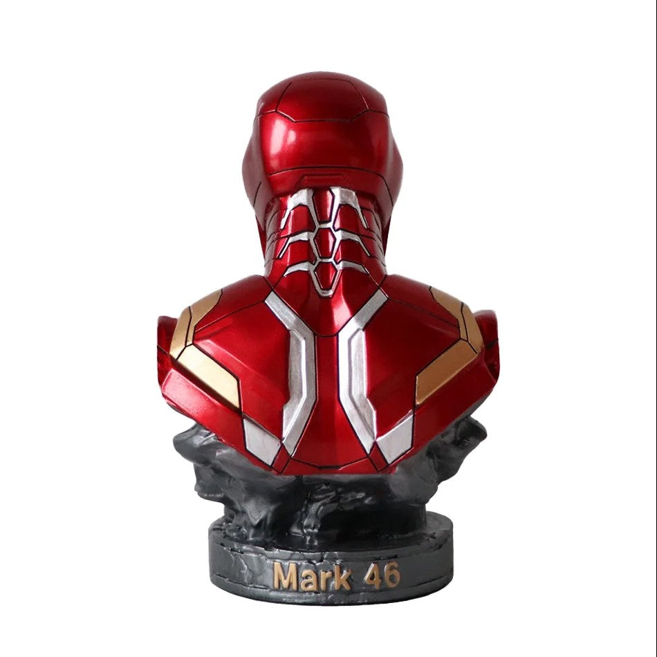 Iron Man Panther Bust Anime Figure Statue marvel Avengers Large Figure Living Room Ornament Resin Collection Gift Toys