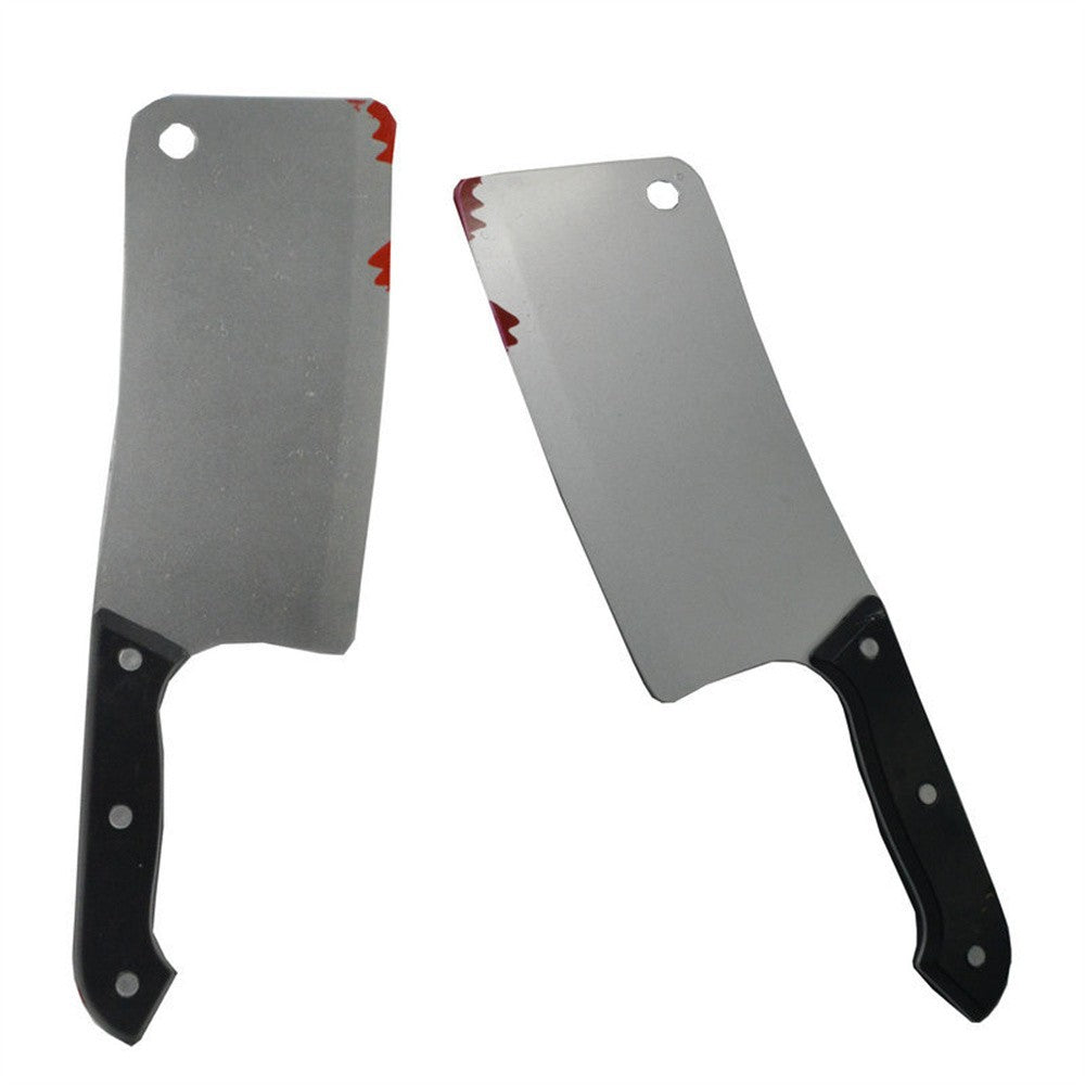 10/5/3/1pcs 30cm Faked Bloody Sharp Knife for Halloween DIY Cosplay Props Decor Simulation Plastic Kitchen Knife halloween Party