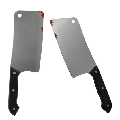 10/5/3/1pcs 30cm Faked Bloody Sharp Knife for Halloween DIY Cosplay Props Decor Simulation Plastic Kitchen Knife halloween Party