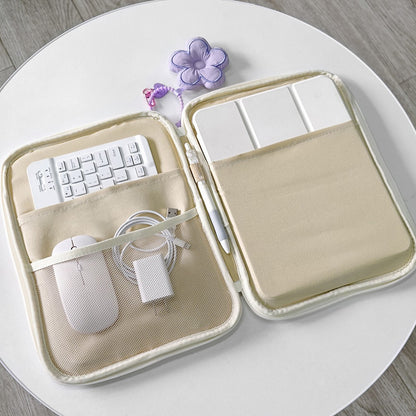 Laptop protective case compatible with HP MI Macbook 11 13-14 inch shockproof plush laptop bag, portable tablet protective bag