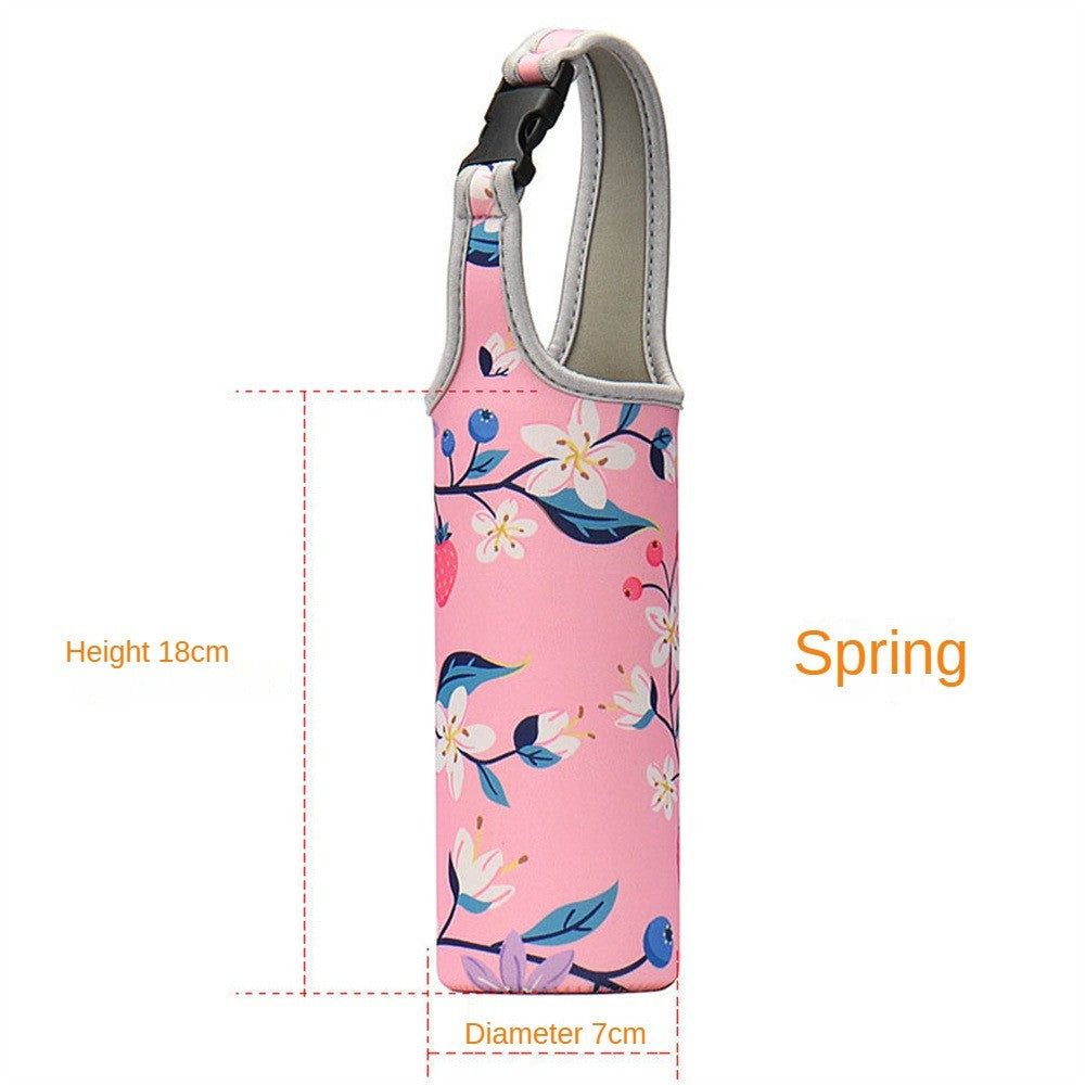 Baby Bottle Cover Portable Water Bottle Case Sleeve Sports Insulation Water Bottle Covers Pouch With Strap Holder Bottle Bag