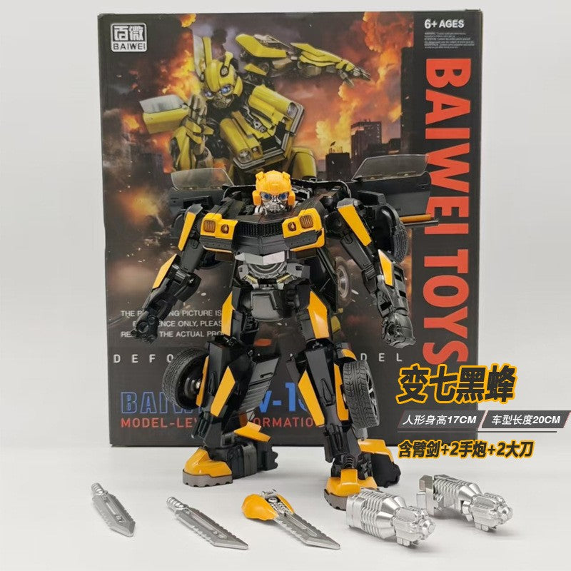 BAIWEI TW1032 Transformação TW-1032 TW1032B TW-1032B Bee A Ascensão das Feras Filme 7 KO SS100 Filme Boneco de Ação Robô Brinquedos