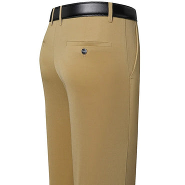 29-40 Summer Thin Casual Pants Business Men's Pants Middle-aged Dad Casual Pants Elastic Breathable Pants