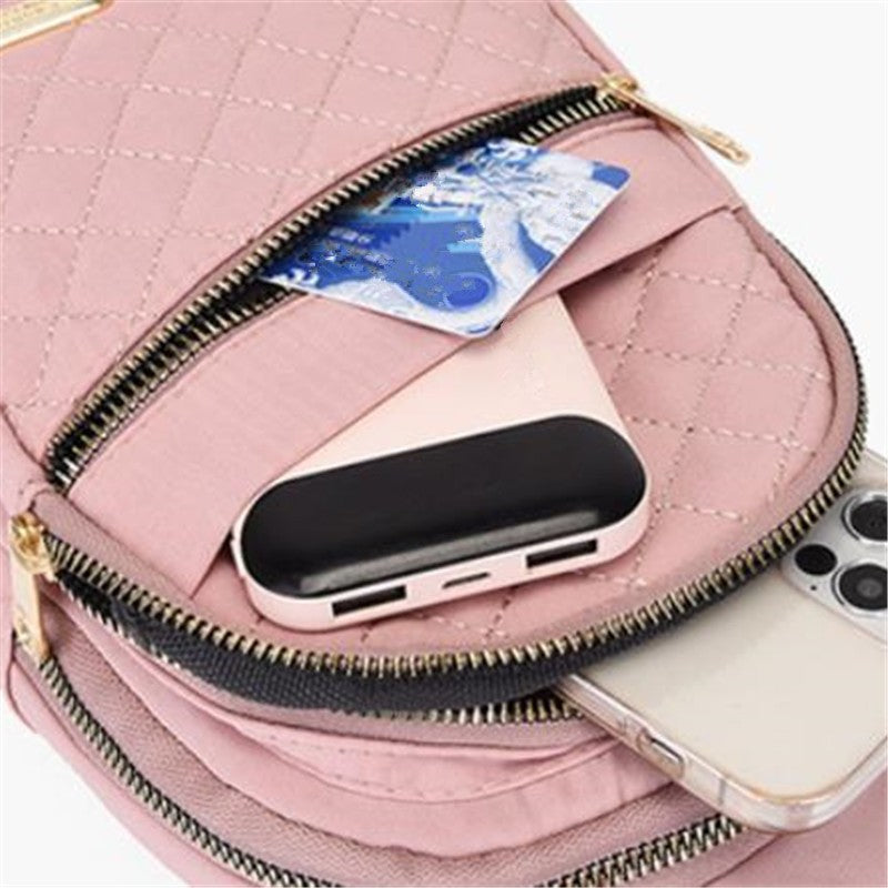 Lightweight & Comfortable Quilted Crossbody Chest Bag, Perfect for Daily Use, Casual Outings & Travel Women Sling Shoulder Purse