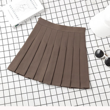 Brown Skirt Ladies 2022 Summer Clothes Women's High Waist Harajuku Korean Style