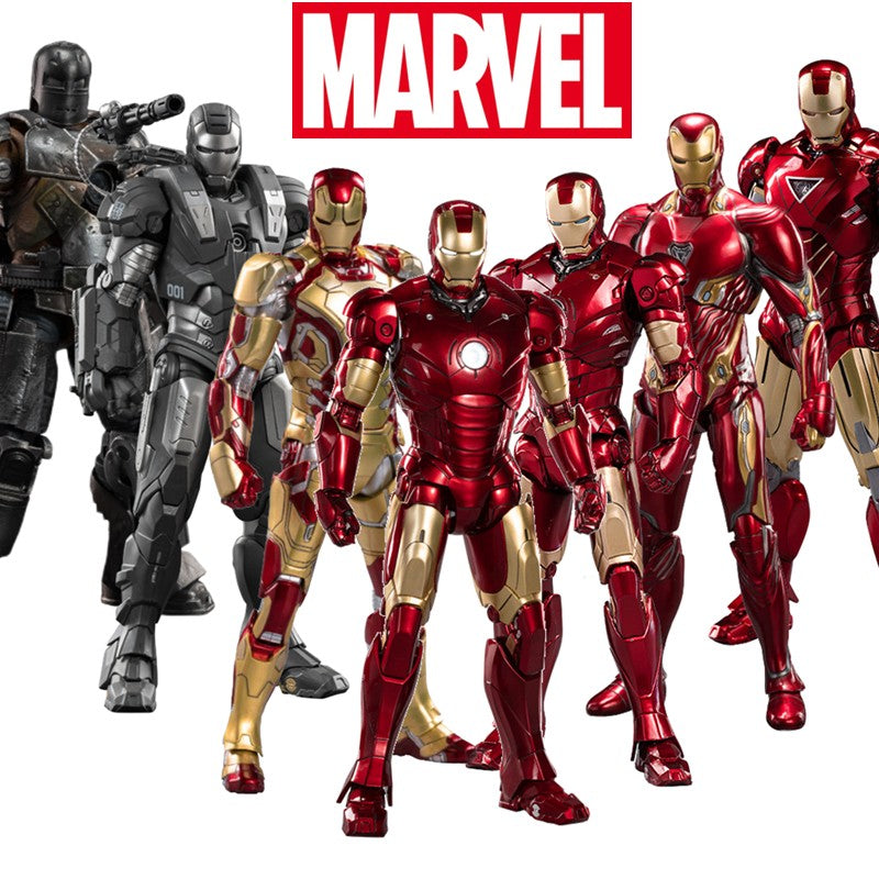 ZD Toys Homem de Ferro Série Articulado MK1 MK2 MK3 MK4 MK5 MK6 MK7 MK42 MK43 MK50 Boneco de Ação do Filme 7 Polegadas Bonecas Mark