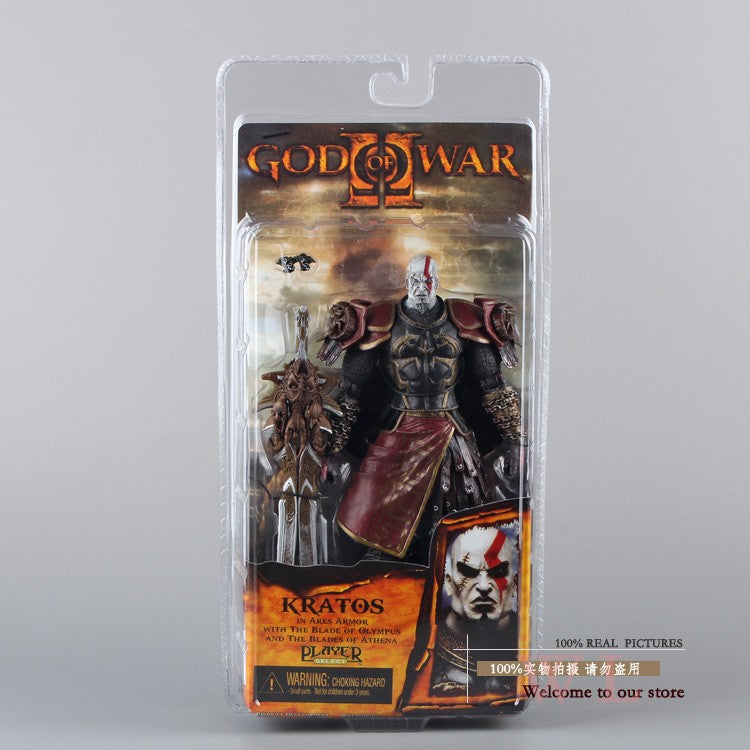 NECA God of War 2018 Kratos & Atreus Ultimate PVC Action Figure Modelo Colecionável Brinquedo 2-pack