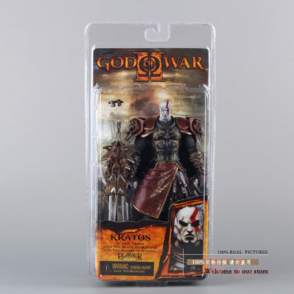 NECA God of War 2018 Kratos & Atreus Ultimate PVC Action Figure Modelo Colecionável Brinquedo 2-pack