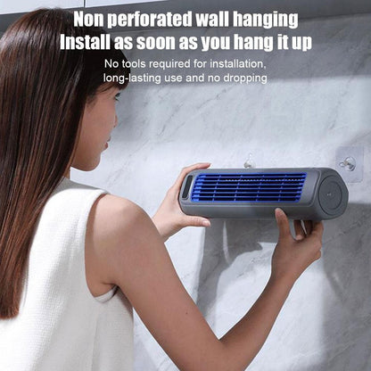 Ventilador de parede, de 3 velocidades, para cozinha de verão, portátil, resfriador, ventilador de ar condicionado ultra, montado, refrigerador silencioso