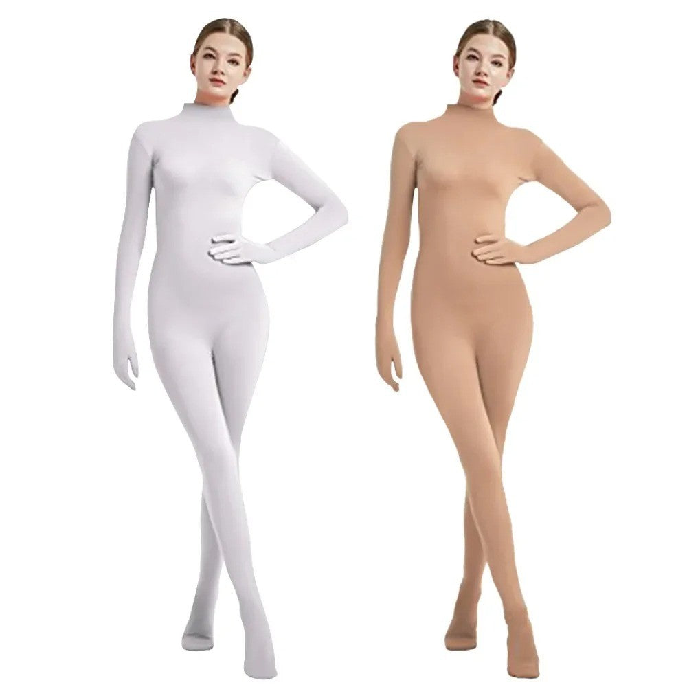 Furry Kig Fursuit Bodysuit Base Layer Full Body Tight Neck Cover long sleeved for Adult Kid Cosplay Costume Kigurumi Anime Party