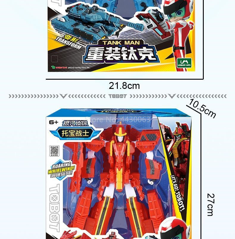 Galaxy Detectives Tobot Carro de Transformação Robô Brinquedo Coreia Desenhos Animados Irmãos Anime Tobot Deformação Tanque Carro Brinquedos Presente