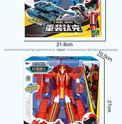 Galaxy Detectives Tobot Carro de Transformação Robô Brinquedo Coreia Desenhos Animados Irmãos Anime Tobot Deformação Tanque Carro Brinquedos Presente