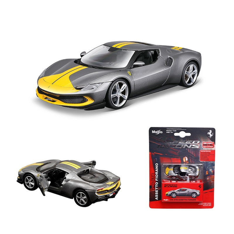 Novidade em estoque Maisto 1:64 Ferrari 812 Competizione Sp3 296-Gtb Brinquedo Colecionável Personalizado Die-Cast Liga Miniatura Modelo de Carro Presentes