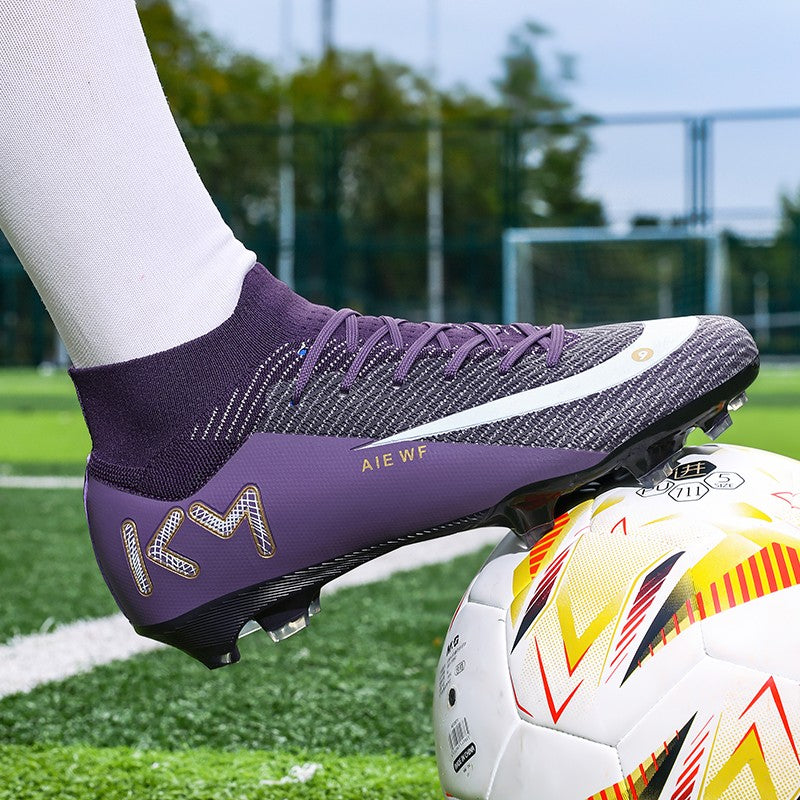 New Men Soccer Shoes Adult Futsal Sport Indoor Football Boots Cleats Non-Slip Boys Grass Ultralight Turf Comfortable Match