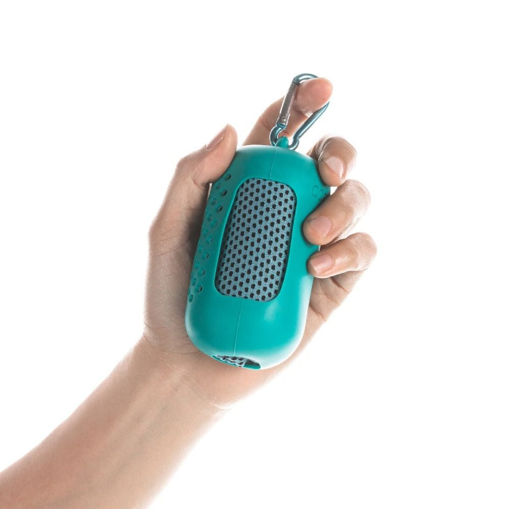 Mini Quick Dry Fitness Cool Towel With Towel Silicone Bag Microfiber Sports Quick Dry Cool Towel Portable Quick Drying Towel