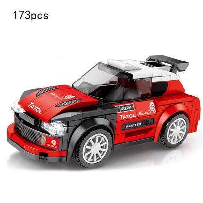 Blocos de Montar Esportivos de Carro MOC Corrida Urbana Bloco de Montar Esportivo de Rally Clássico Veículos Super Corredores Presente de Natal Brinquedos Técnicos