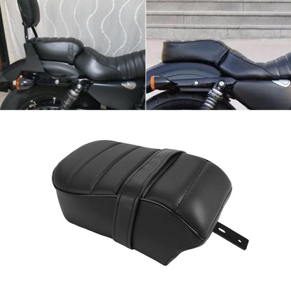 Banco Traseiro do Passageiro de Motocicleta Almofada de Couro PU para Harley Sportster Iron 883 XL883N 2016-2022
