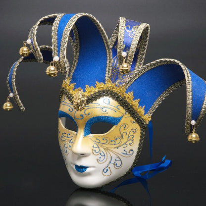 New European and American painted masks for Halloween dance parties - high - end Venetian masks for Italian ladies' performances