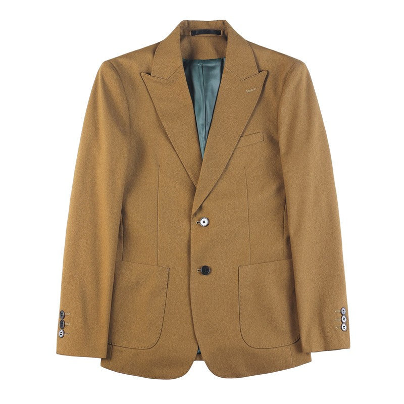 Blazer Jackets Men's Clothing High Quality Autumn Winter Thick Warm Mens Jackets And Coats Business Formal Wear Slim Fit Blazers