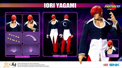 Em EstoqueEstúdio Tunshi Original 1/12 SNK Licenciado King of Fighters KOF 97 Iori Yagami TS XXZ 008 Figuras de Ação Colecionáveis de Anime