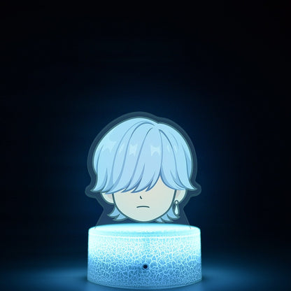 KPop K-POP Demon Hunters Kawaii Zoe Mira Rumi Saja Boys Superstar Monochrome Light Remote Control 16 Color Light Night Light