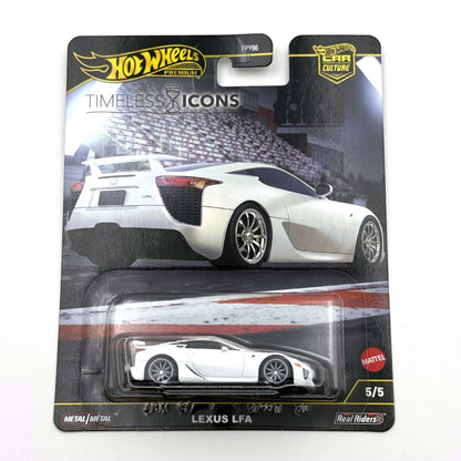 Hot Wheels FPY86 9C1N Timeless Icons Lexus LFA/Nissan Skyline/Porsche/Koenigsegg/Ferrari F50 Carro Miniatura de Metal Fundido 1/64