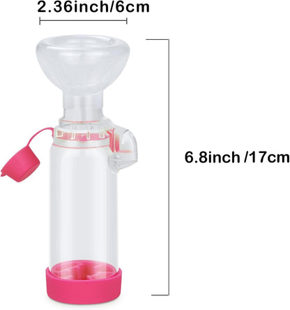 Nebulizadores para pets, para gatos e cachorros, nebulizador portátil, com duas máscaras de silicone incluídas.