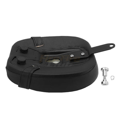 Almofadas de Assento de Para-lama Traseiro em Couro PU para Passageiro para Harley Sportster Forty Eight 48 72 2010-2015