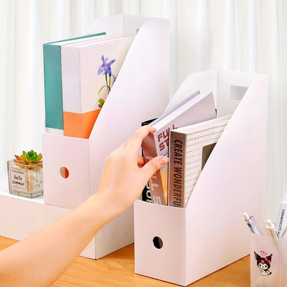 Minimalist Desktop File Organizer - Foldable & Lightweight, PP Material, Perfect for Office and Student Use
