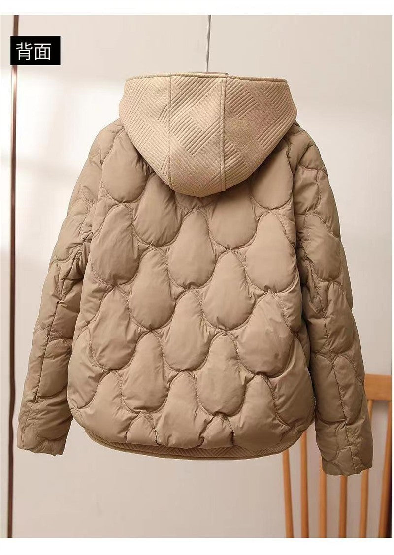 2025 Fashion Coats Korean Style Loose Cropped Coat Women Jacket Women Parkas Warm Puffer Jackets Casual Coat New Winter Clothes