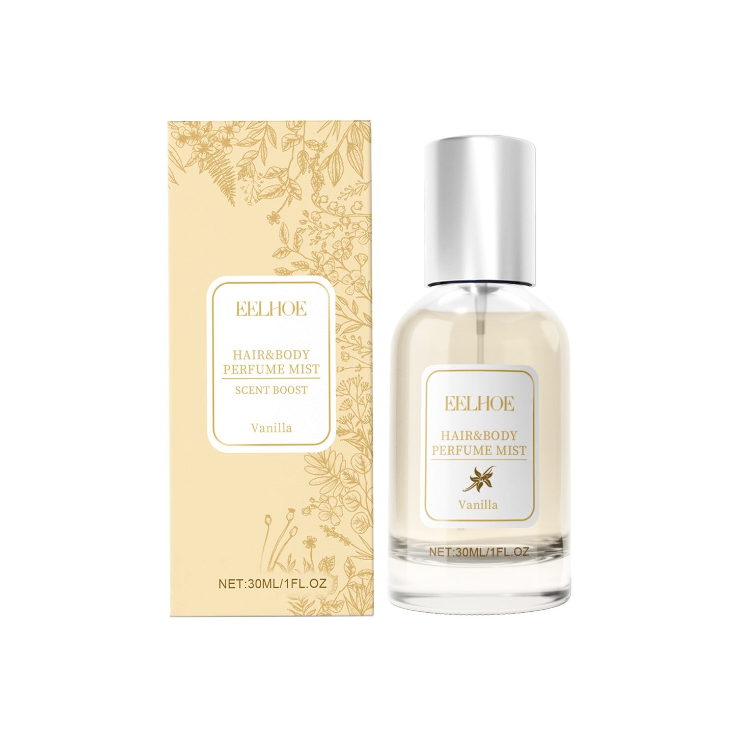 Roxelis 30ml Body Perfume Spray Hair Scent Light Fresh Skin Long Lasting Floral Fragrance Add Personal Charms Dating Perfume