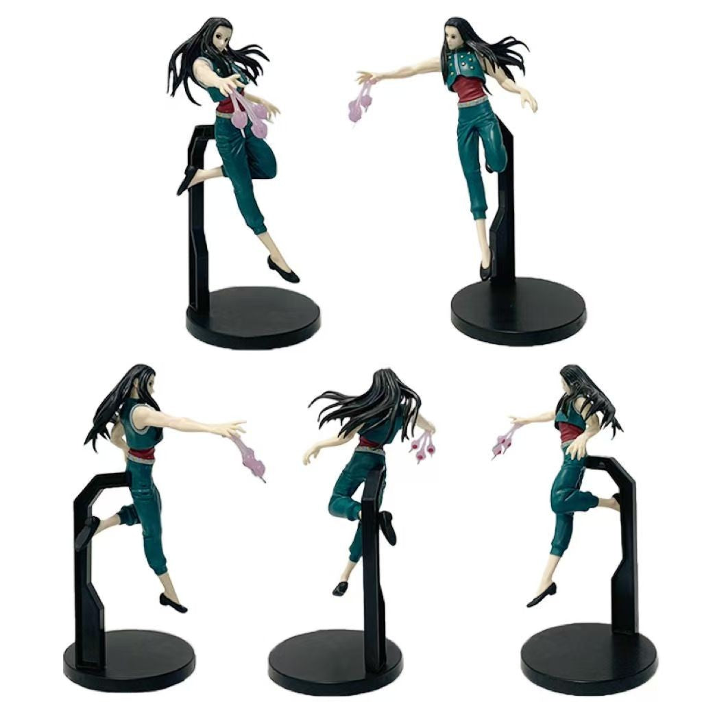 Anime Hunter x Hunter figuras de juguete 11-14cm Gon Freecss Alluka Zoldyck figura de acción Chrollo Lucilfer/Kurapika PVC model