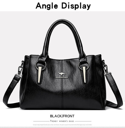High Quality Cow Leather Ladies Handbags Fashion Luxury Female Messenger Tote Bags Women Genuine Leather Shoulder Crossbody Sac