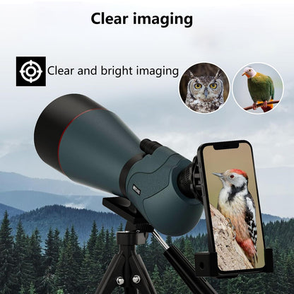 Probty 25-75x70 Telescope Spotting Scope Powerful Zoom Monocular FMC BAK4 Waterproof For Bird Watching Target Shotting