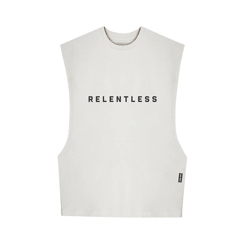 Men's Summer Cotton Casual Tank Top Gym Fitness Clothing Sleeveless Shirt Bodybuilding Running Singlet Undershirt Workout Vest