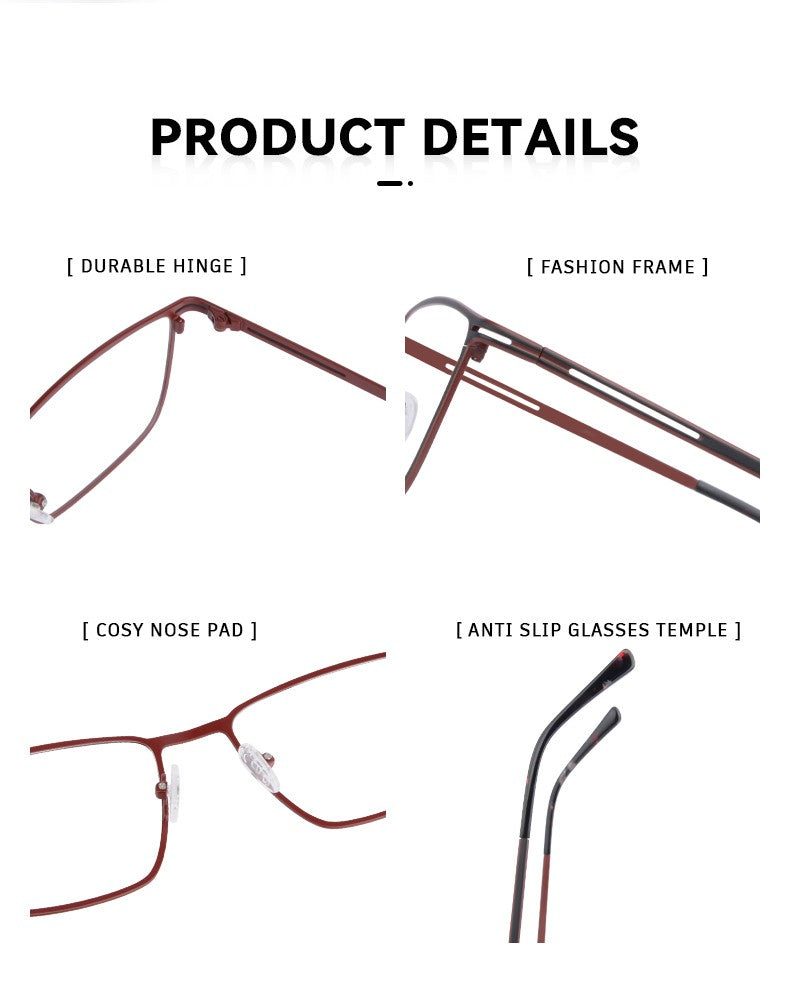 Óculos de Leitura KANSEPT Plus para Homens Lente de Vidro Transparente Óculos de Grau Feminino Lentes de Miopia Armações de Óculos