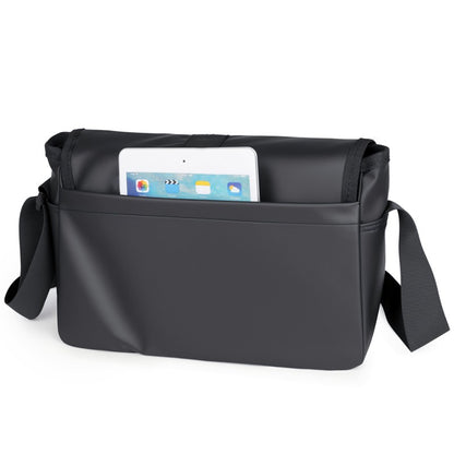 Men's Crossbody Bag Nylon Lightweight Chest Shoulder Bag with Zipper Pocket Waterproof Outdoor Travel Sport Messenger Bag