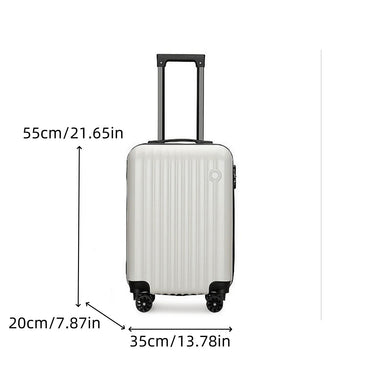 New 20inch Luggage, Carry-On Trolley Case, Pc Thickened Hard Shell Material, High-Strength Compression Resistance, Suitable for Both Men and Women