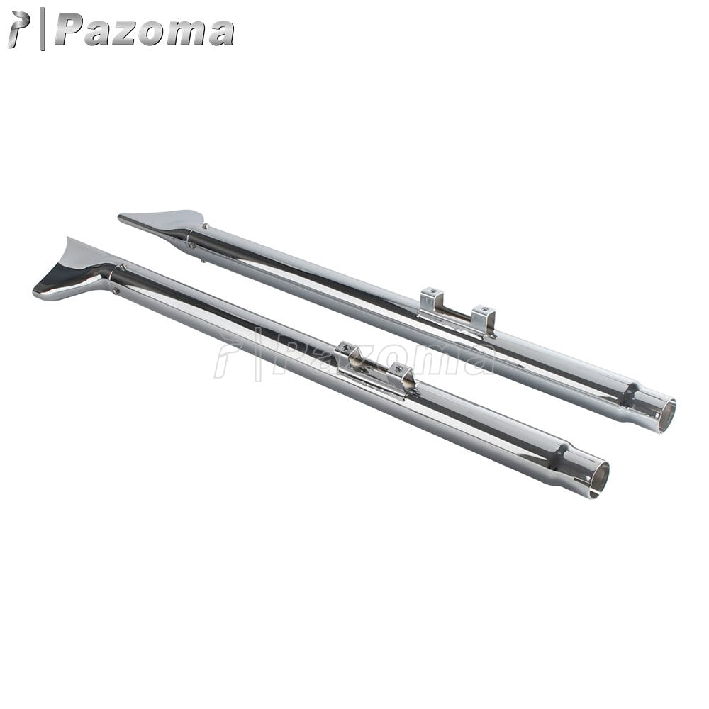For Harley Softail Breakout Standard Slim Deluxe 2007-17 Motorcycle 33/36/39/42" Fishtail Exhausts Slip On Exhaust Pipe Muffler