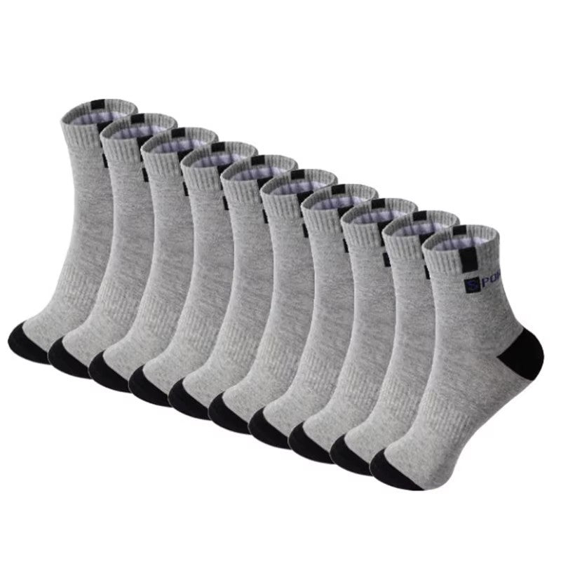 5/10 Pairs Breathable Cotton Sports Stockings Men Bamboo Fiber Autumn Winter Men Socks Sweat Absorption Deodorant Business Sox