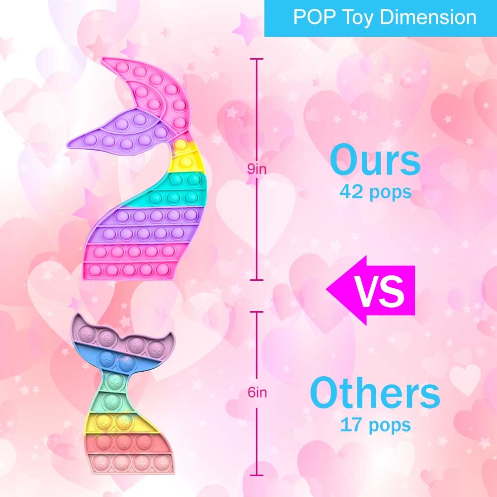 3PCS Kids Rolling Backpack for Girls, Mermaid Roller Wheeled Bookbag Toddler Elementary School Bag with Wheels - Pink