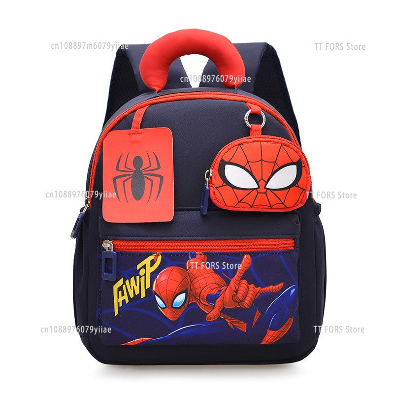Mochilas escolares infantis meninos e meninas Homem-Aranha desenho animado mochilas de jardim de infância mochilas infantis presentes de aniversário e feriados