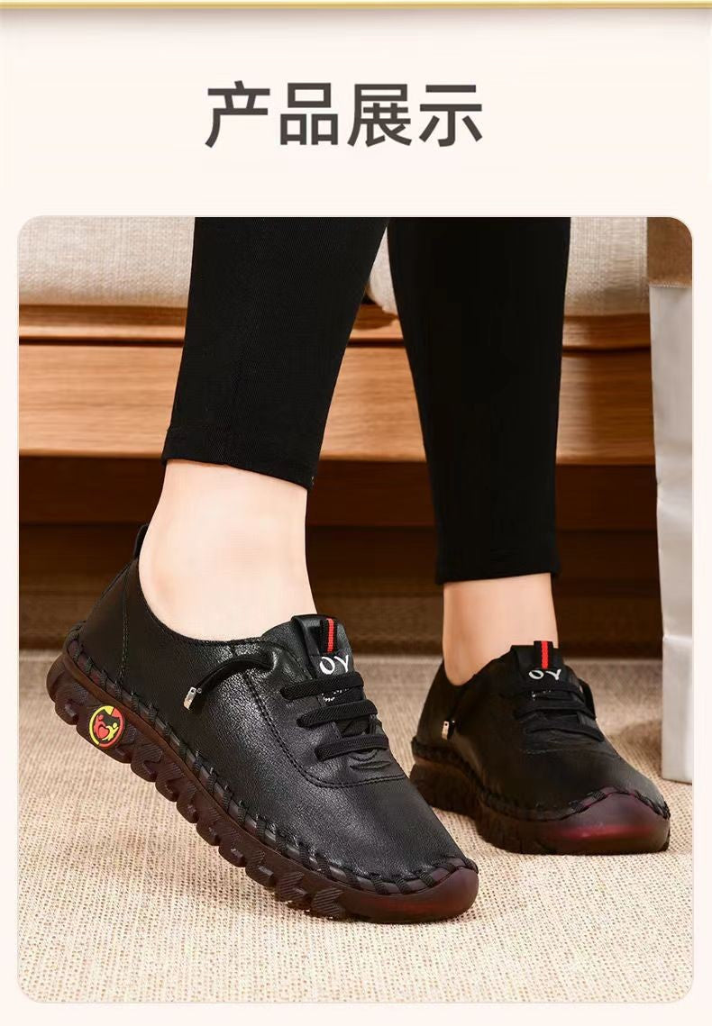 2025 Women's Flat Shoes New Orthopedic Loafers Woman Moccasins Stitched Slip On Ballet Flats For Women Nurse Shoes Medical