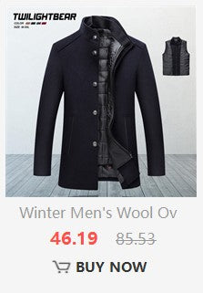 Oversized Men's Wool Overcoat 5XL High Quality Business Casual Winter Jacket Coat Men Clothing Woolen Coats A2F6009
