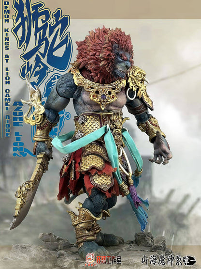 Fury Toys 1/12 Azure Lion Demon King Boneco de Ação Versão Dourada Versão Clássica Brinquedos de Modelo Colecionáveis Figuras de Enfeite de Mesa Presente