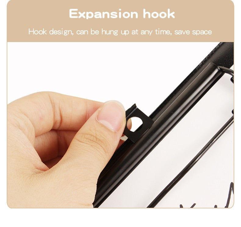 KOBEST A4 Leather Cover Writing Pad Board with Clip Business Office Supplies A5 Signature Folder for Students