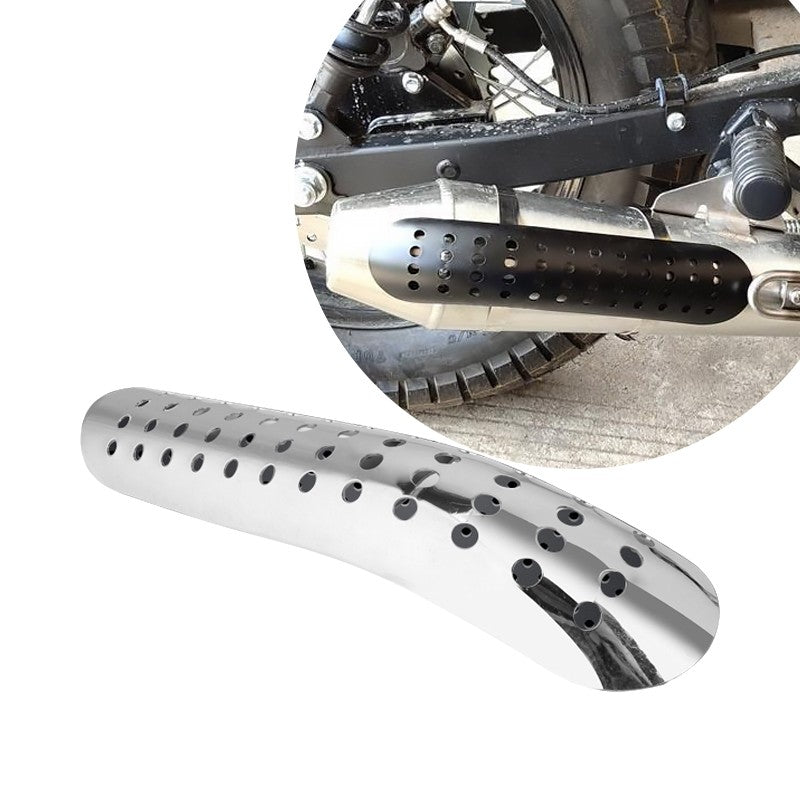 Motorcycle Exhaust Pipe Heat Shield Cover Muffler Protector Guard Universal Fit For Harley Honda Yamaha Custom Moto Accessories