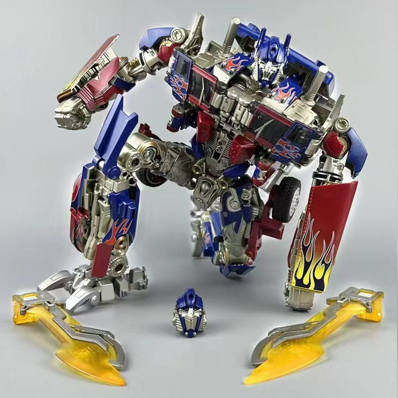 Brinquedos Robô Transformável 30CM Optimus Prime Star Commander Magatron Carro Bumblebe Boneco de Ação do Filme Modelo Anime de Deformação