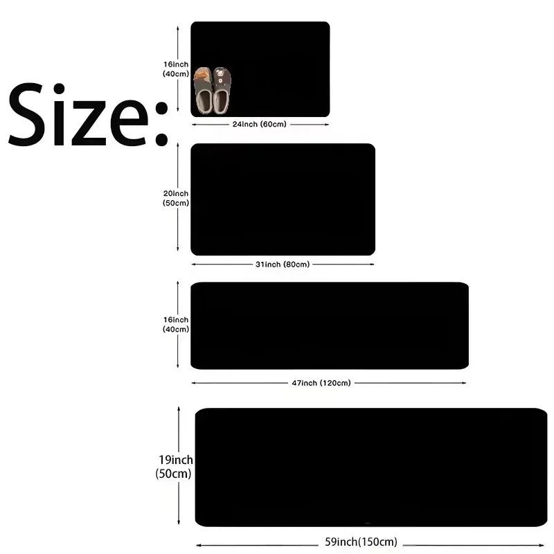 Christmas Kitchen Mat Holiday Elf and Truck Winter Snowflake Mat Holiday Party Decor Carpet Living Room Bedroom Room Kitchen