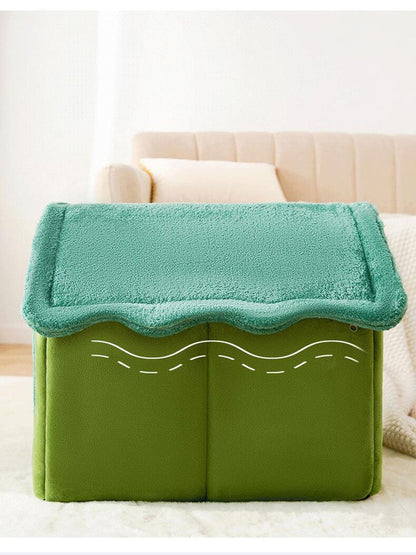 Casa de Cachorro Dobrável, Casinha, Cama, Tapete Para Cães Pequenos e Médios, Gatos, Quente de Inverno, Cama de Gato, Ninho, Produtos Para Animais de Estimação, Cesta, Caverna de Filhotes, Sofá Para Pets